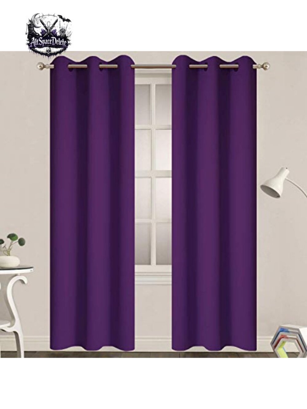 Blackout Curtain Panels 38x84 Thermal Insulated Grommet Drapes 2 Pack